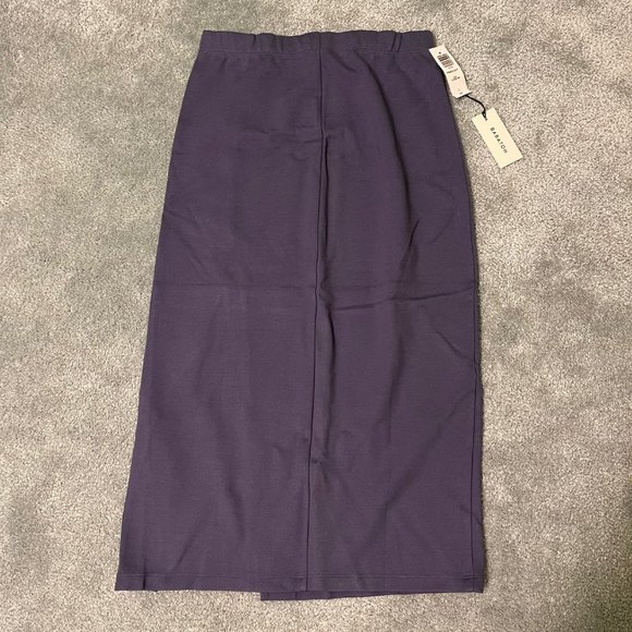 Aritzia Babaton Pencil Slit Skirt - Dive Blue (NWT) - Picture 3 of 8